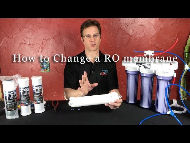 How to Change a Membrane in a RO/DI system