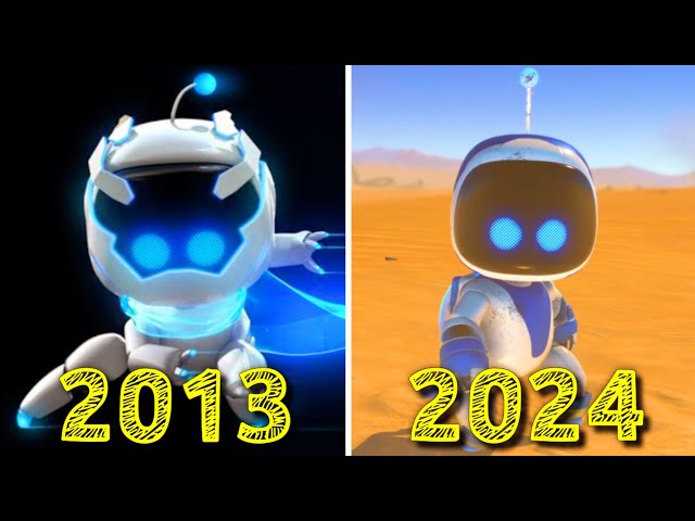 Evolution of Astro Bot Games 2013-2024
