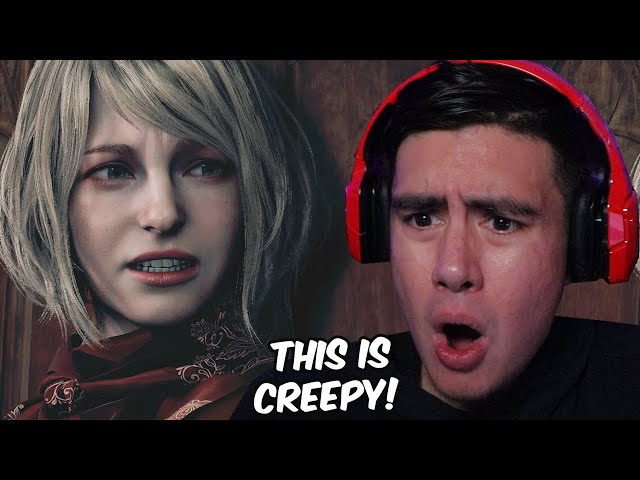PLAYING AS ASHLEY & ITS A LOT CREEPIER THAN I NEEDED IT TO BE | Resident Evil 4 Remake [4]