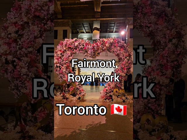 Happy Valentine's Day ❤️ | Fairmont Royal York | Toronto, Canada #valentinesday #fairmont #toronto
