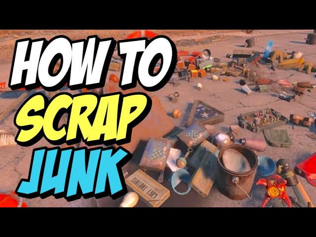 Fallout 4 How to Scrap Junk