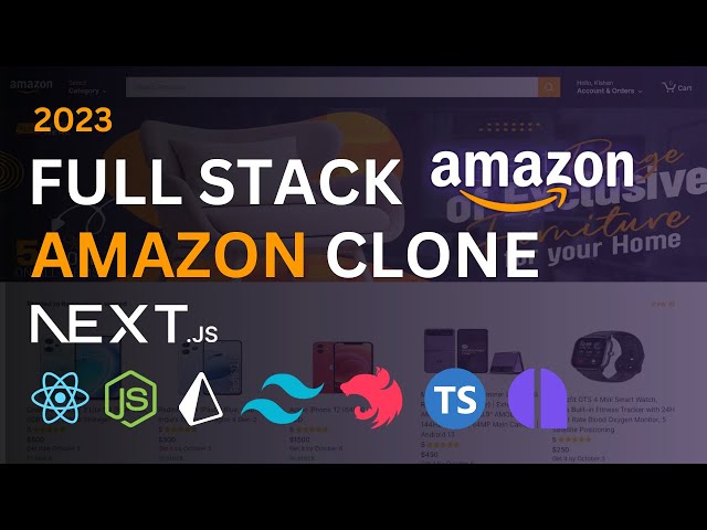 🔴 Full Stack Amazon Clone with Next.js 13 App Router: React, Tailwind, Prisma, Node.js & Amplication