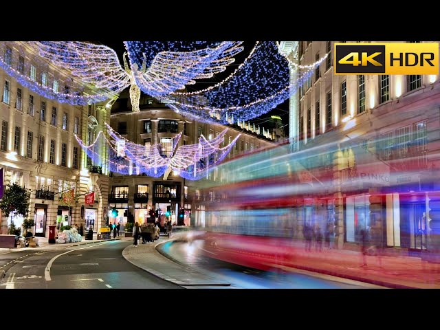🎄World's Biggest Christmas Lights-on 2023 | Central London Christmas Lights [4K HDR]