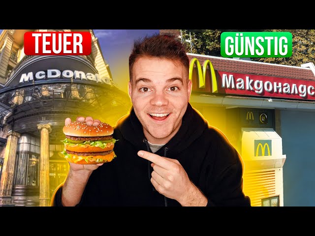 Ich teste den GÜNSTIGSTEN vs TEUERSTEN McDonalds der WELT!
