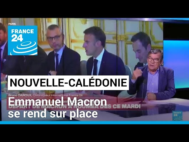 Emeutes en Nouvelle-Calédonie : Emmanuel Macron se rend sur place pour y installer "une mission"