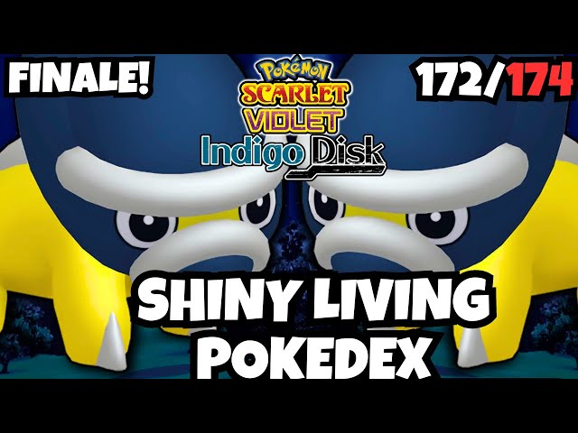 🔴THE LAST SHINY HUNT + BONUS GAME! Pokemon Indigo Disk ✨SHINY Living Dex 172/174✨