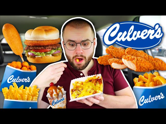 I Only Ate Culver's for 24 HOURS CHALLENGE!