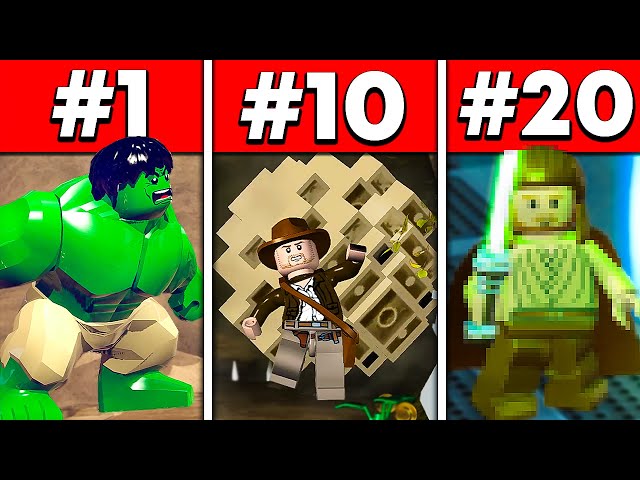 Ranking Every LEGO Game Opening Level from WORST To BEST