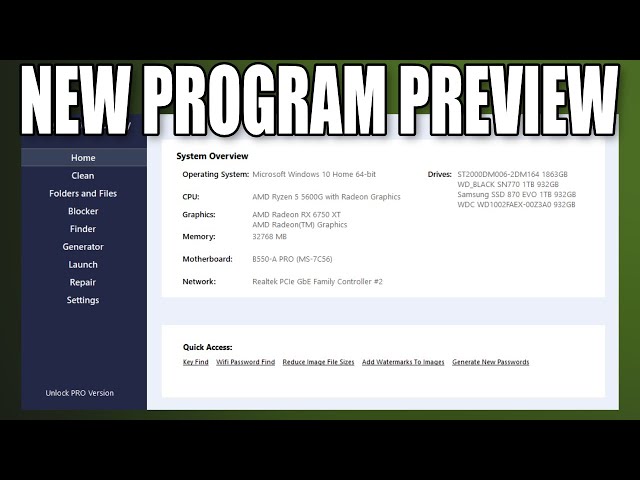 Easy System Utility Preview (Help Support My New Windows Program!)