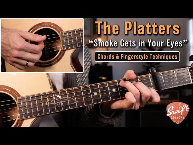 The Platters "Smoke Gets in Your Eyes" Guitar Tutorial