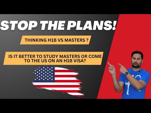 What is better: study masters or H1B visa? | తెలుగు
