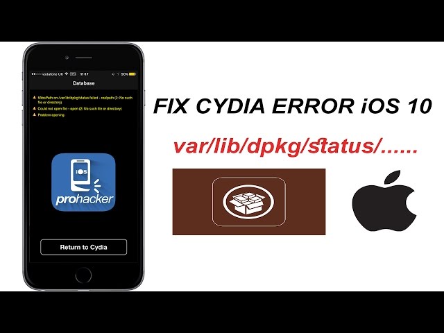 How to fix /var/lib/dpkg/status error iOS 10/11 (ALTERNATIVE WAY, without mTerminal)