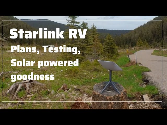 I take Starlink RV for a ride, solar generator, testing in a bowl.