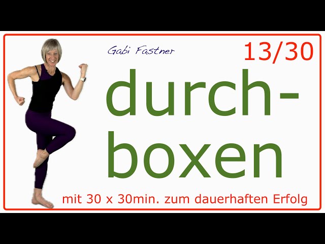13/30 🍓30 min. durchboxen beim Box-Fitness | effektives Cardio-Workout ohne Geräte, im Stehen