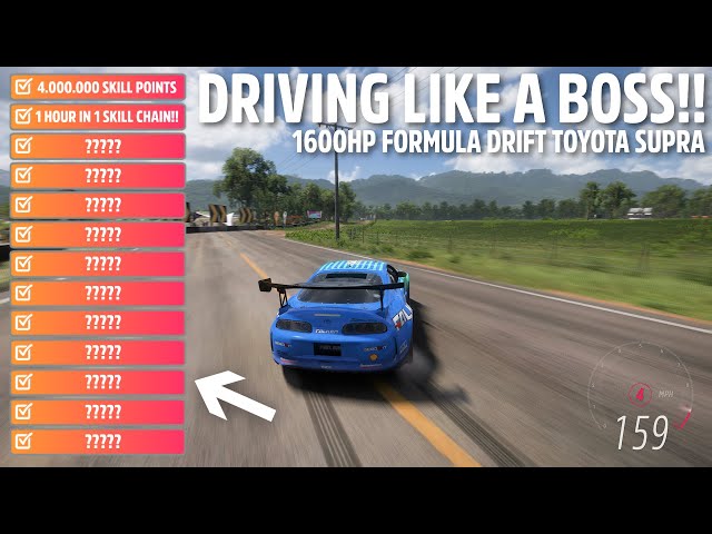 Forza Horizon 5 DRIVING LIKE A BOSS!! - 1600HP Formula Drift Toyota Supra