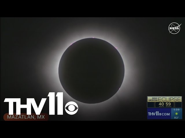 A look at the total solar eclipse from Mexico