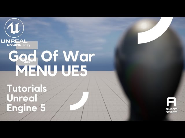 God Of War Menu | Unreal Engine 5