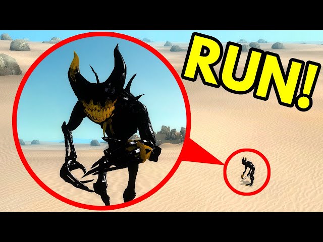 IF YOU SEE THIS INK DEMON FROM BENDY IN THE DUNES, RUN! FUN AND MADNESS IN Garry`s Mod