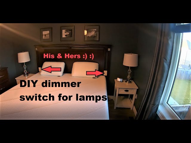 DIY Headboard Dimmer Switches + Motion Activated Lights - How To