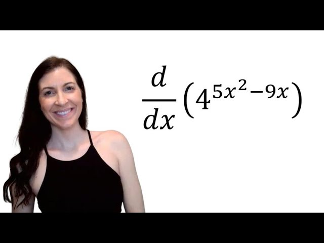 What is the derivative of an exponential function?