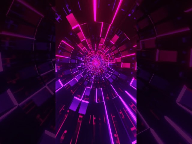 #abstract #background Video 4k Wallpaper TV Teal Pink Purple Tunnel VJ #loop NEON Calm #visual ASMR