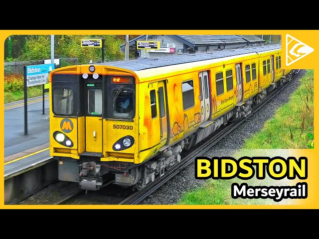 Trains at Bidston (Merseyrail) 27/11/2023