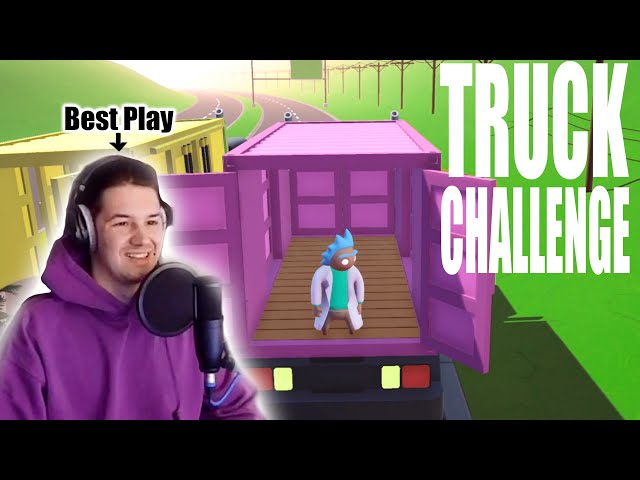 JUMP on TRUCK challenge in Gang Beasts!