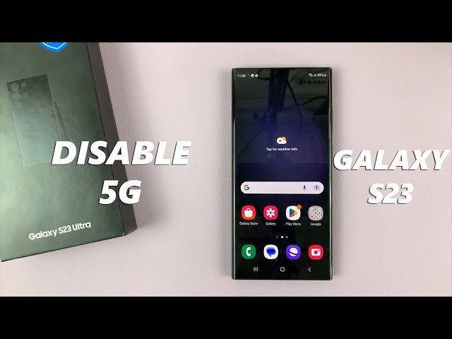 How To Turn Off 5G In Samsung Galaxy S23, S23+ and S23 Ultra