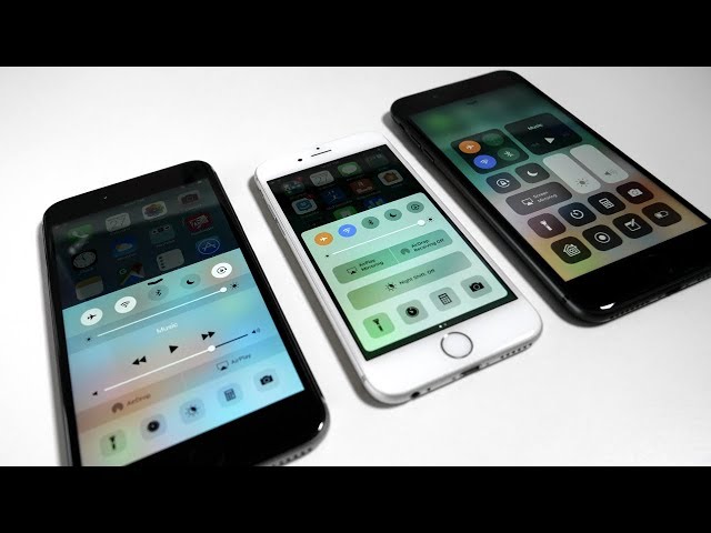 iOS 9 vs iOS 10 vs iOS 11 - A Look Back Comparison