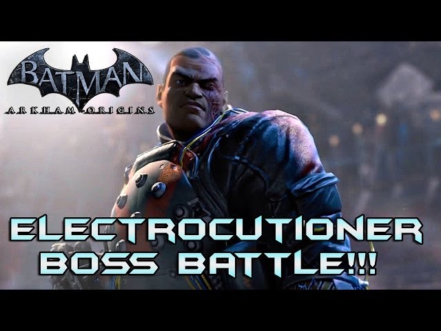 Batman Arkham Origins: Electrocutioner Boss Battle!