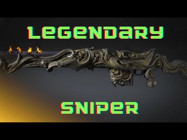 Outriders Stash or Trash:Molten Eidola Legendary Sniper(It shoots bugs!!)