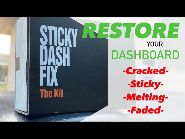 How To RESTORE Your Cracked, Melting, & STICKY DASHBOARD | Toyota Lexus IS250 - Sticky Dash Fix 2.0