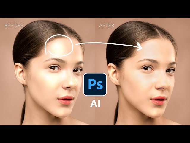 Remove UGLY Skin Shine & Hotspots in Photoshop EASY | Generative Fill AI