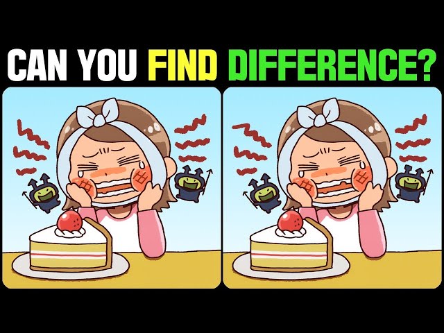 Spot The Difference : Can you find them all? [ Find The Difference #47 ]