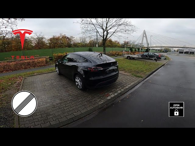 Tesla Model Y Standard Range Part 2 - Autobahn Probefahrt! ⚡🛣️🚗