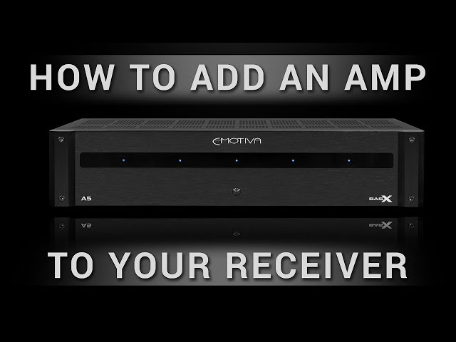 How to add an External Amplifier to your Home Theater Receiver!