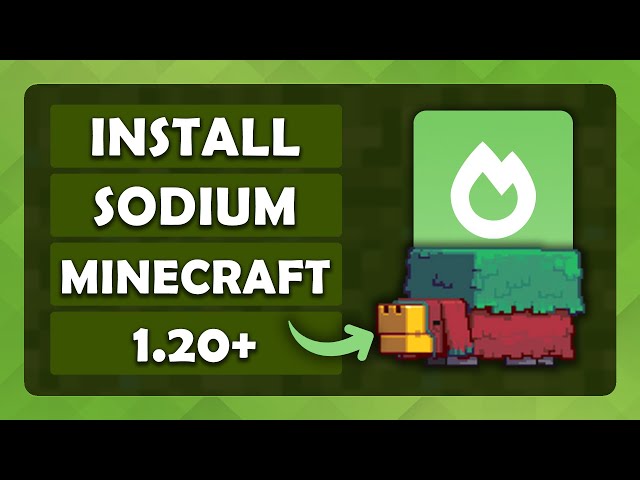 How To Download & Install Sodium Minecraft 1.20+ - (Tutorial)