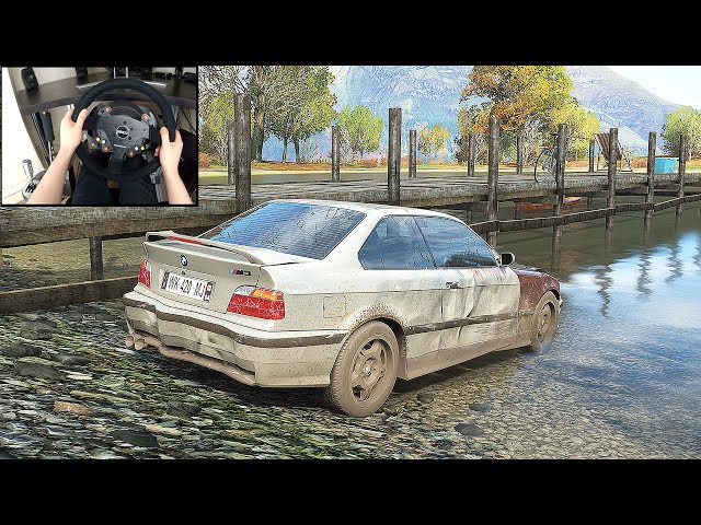 Rebuilding A BMW M3 E36 - Forza Horizon 4 (Steering Wheel + Shifter) Gameplay