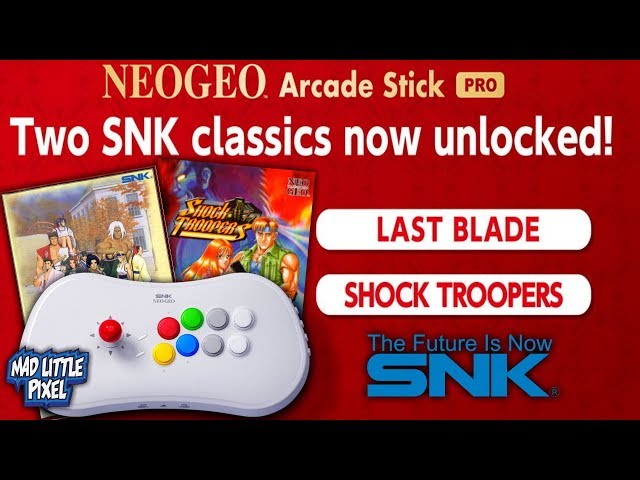How To Unlock Shock Troopers & The Last Blade On The SNK NEO GEO Arcade Stick Pro!