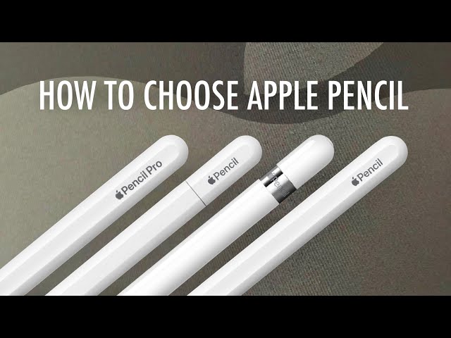 Which APPLE PENCIL For Your iPad? WATCH THIS FIRST!!