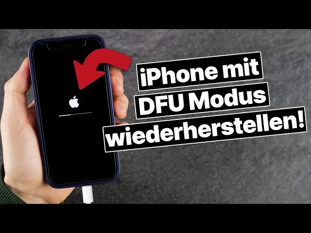 iPhone mit DFU Modus wiederherstellen (z.B. wenn iPhone nicht mehr startet oder hängen bleibt)