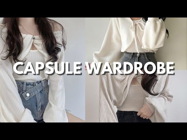 how to build a capsule wardrobe 🪞🧸 capsule wardrobe tips for beginners