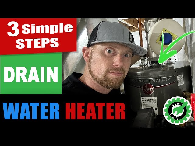 MUST WATCH! • Every 6 Months • DRAIN HOT WATER HEATER • Removes sediment