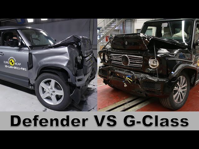 Land Rover Defender VS Mercedes G-Class – Crash Tests
