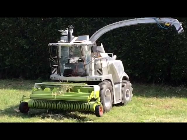 First test / grass silage / RC / Claas Jaguar 980