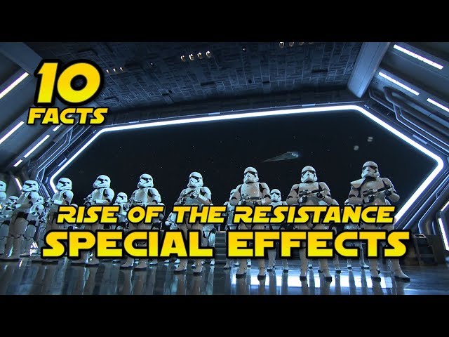 10 Rise of the Resistance Secrets - Star Wars Ride Special Effects at Disneyland & Walt Disney World
