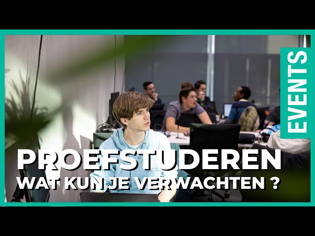 Proefstudeerdag: hoe een dag studeren bij Fontys HBO-ICT en AD-ICT eruit ziet.