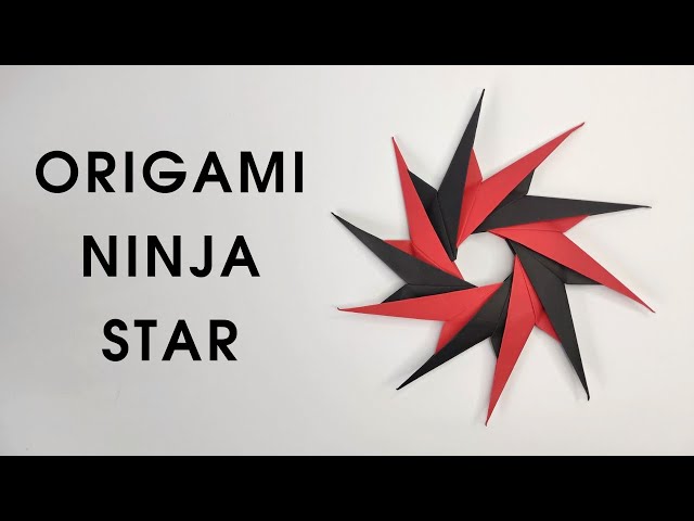 Origami NINJA SHURIKEN | How to make a paper ninja star