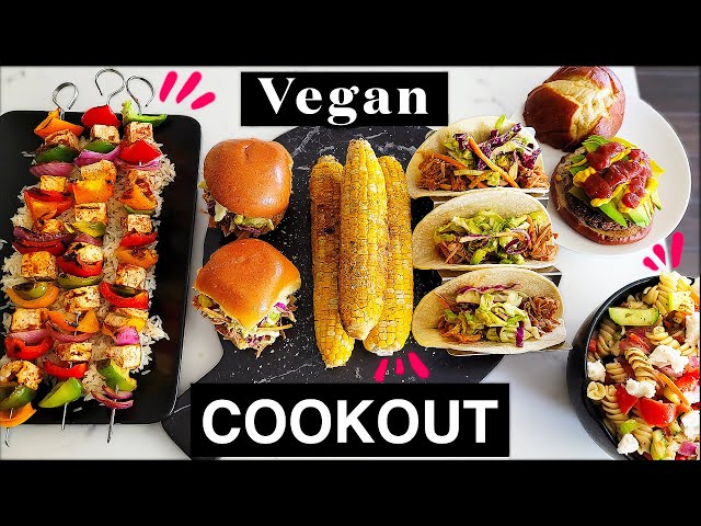 🔥BOMB SUMMER COOKOUT FOOD (plant-based, vegan & tasty!!)