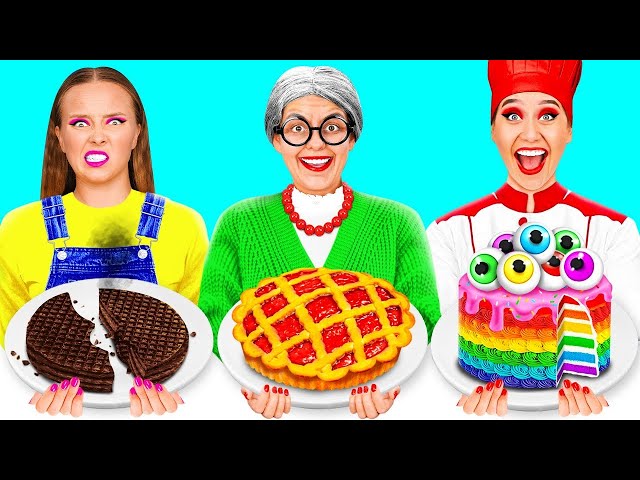Me vs Grandma Cooking Challenge | Funny Food Situations by DuKoDu Challenge